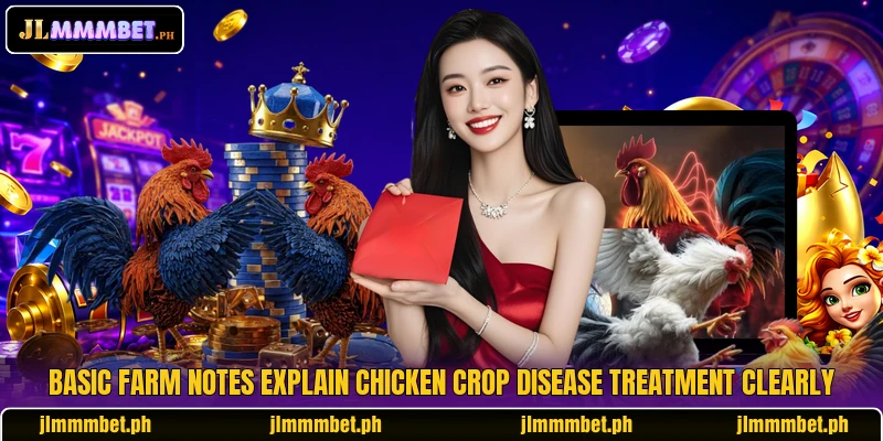 Basic farm notes explain Chicken crop disease treatment clearly