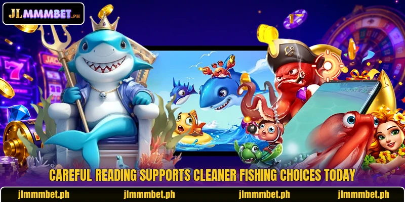 Careful reading supports cleaner fishing choices today