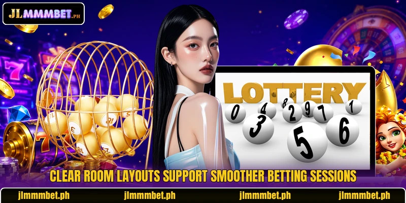 Clear room layouts support smoother betting sessions