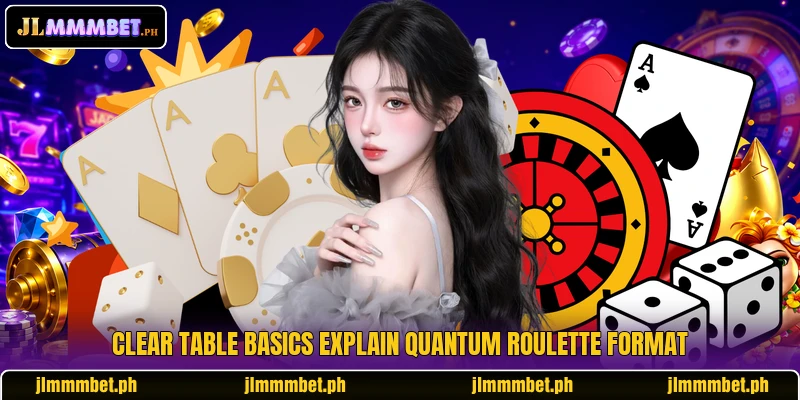 Clear table basics explain Quantum Roulette format