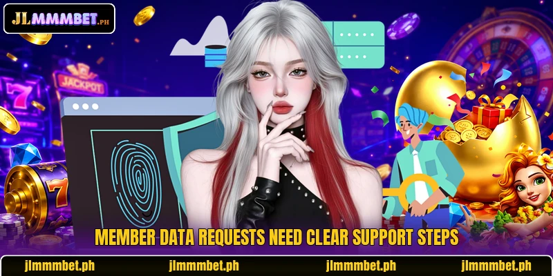 Member data requests need clear support steps Member data requests need clear support steps