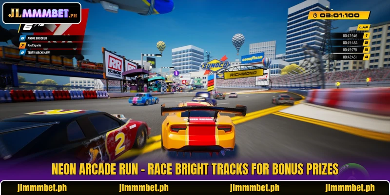 Neon Arcade Run - Race Bright Tracks For Bonus Prizes
